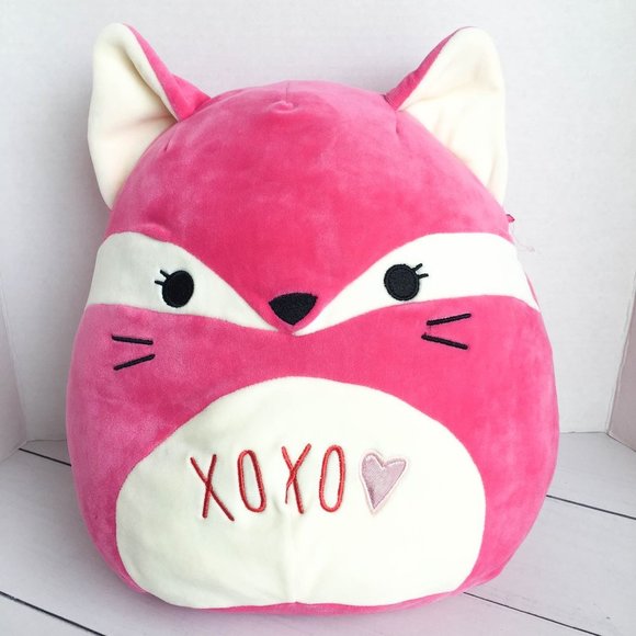 Squishmallows Other - NEW Oversized Squishmallows Fern Valentines Pink Fox Stuffie Stuffed Animal Toy